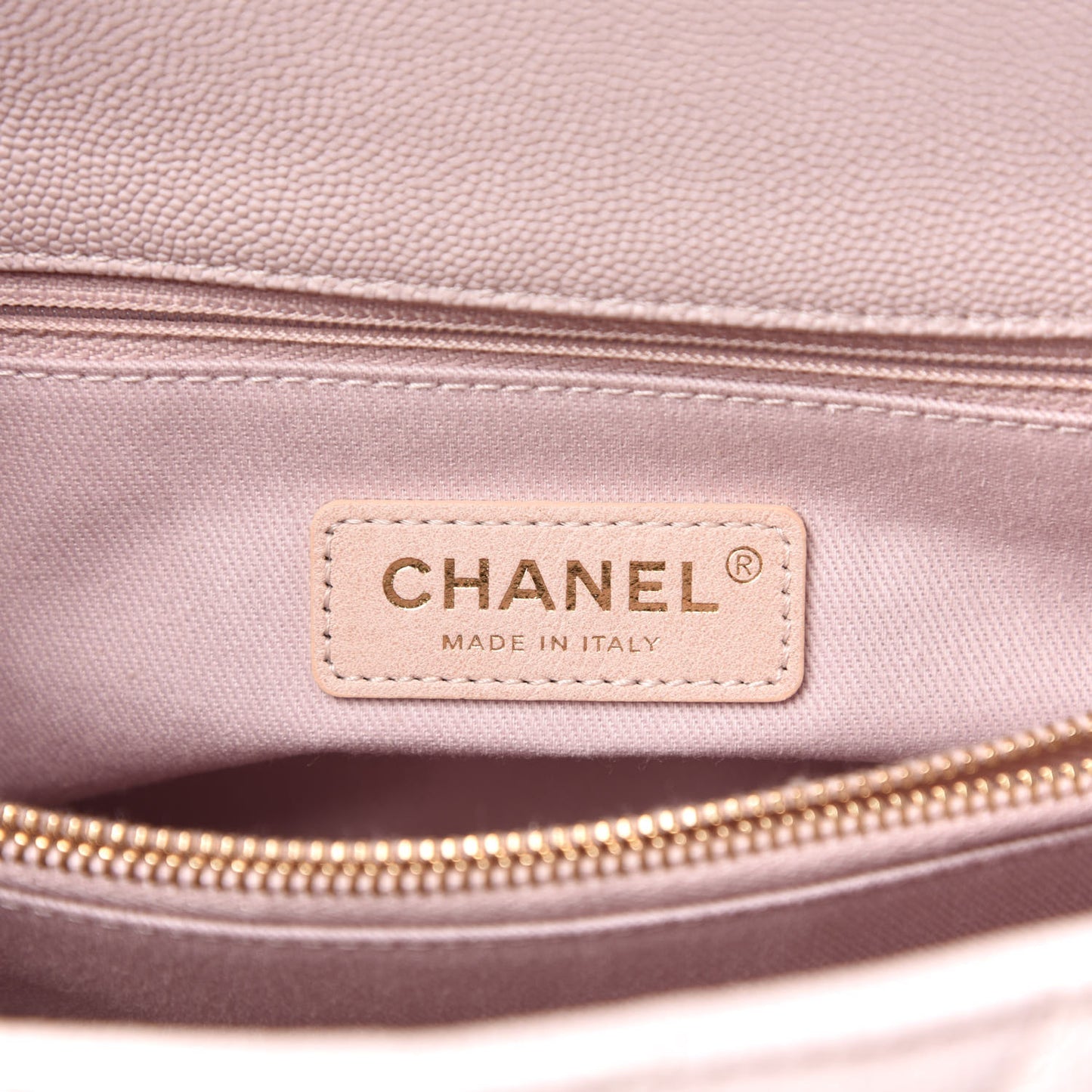 Caviar Quilted Small Coco Handle Flap Lilas Lilac