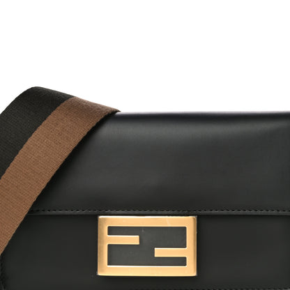 Fendi Vitello King Mini Flat Baguette Black 9 of 12