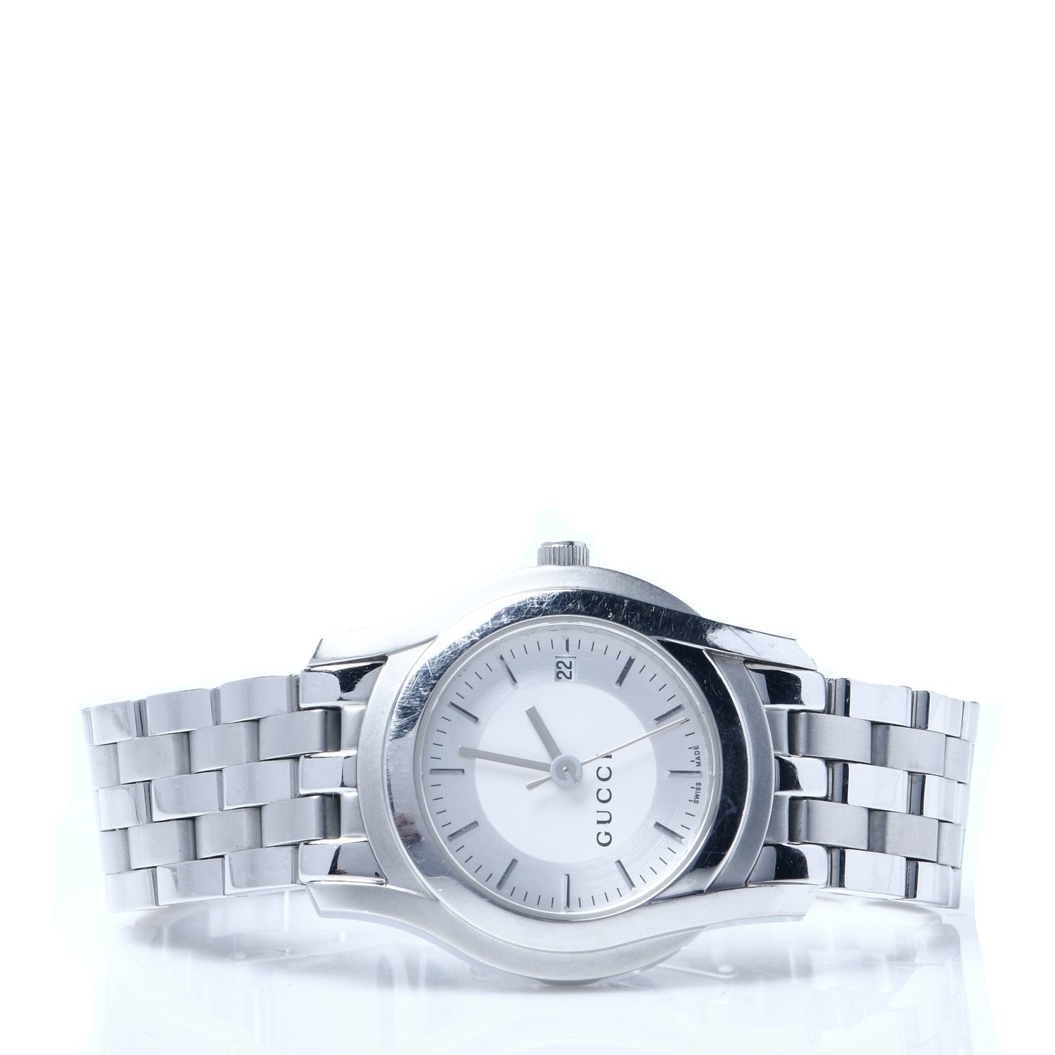 Gucci Stainless Steel 27mm 5500L Quartz Watch 2 of 6