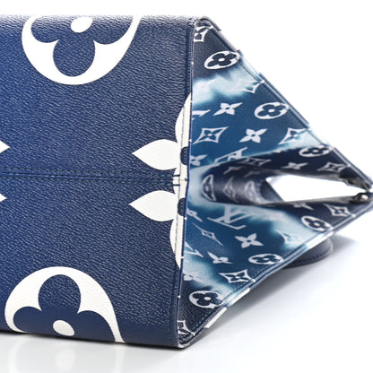 Louis Vuitton Monogram Escale Onthego GM Blue 9 of 9