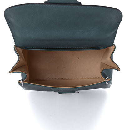 Delvaux Metallic Rodeo Calfskin Mini Brillant Satchel Peacock 5 of 13
