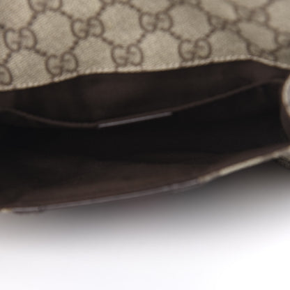 Gucci GG Monogram Plus Web Belt Bag Dark Brown 5 of 11