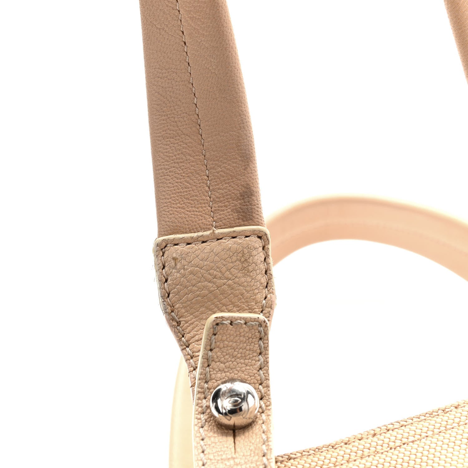 Chanel Metallic Coated Canvas Quilted Small Paris Biarritz Tote Gold 22 of 22