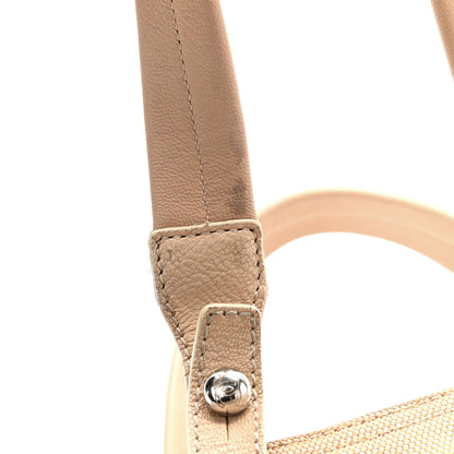 Chanel Metallic Coated Canvas Quilted Small Paris Biarritz Tote Gold 22 of 22
