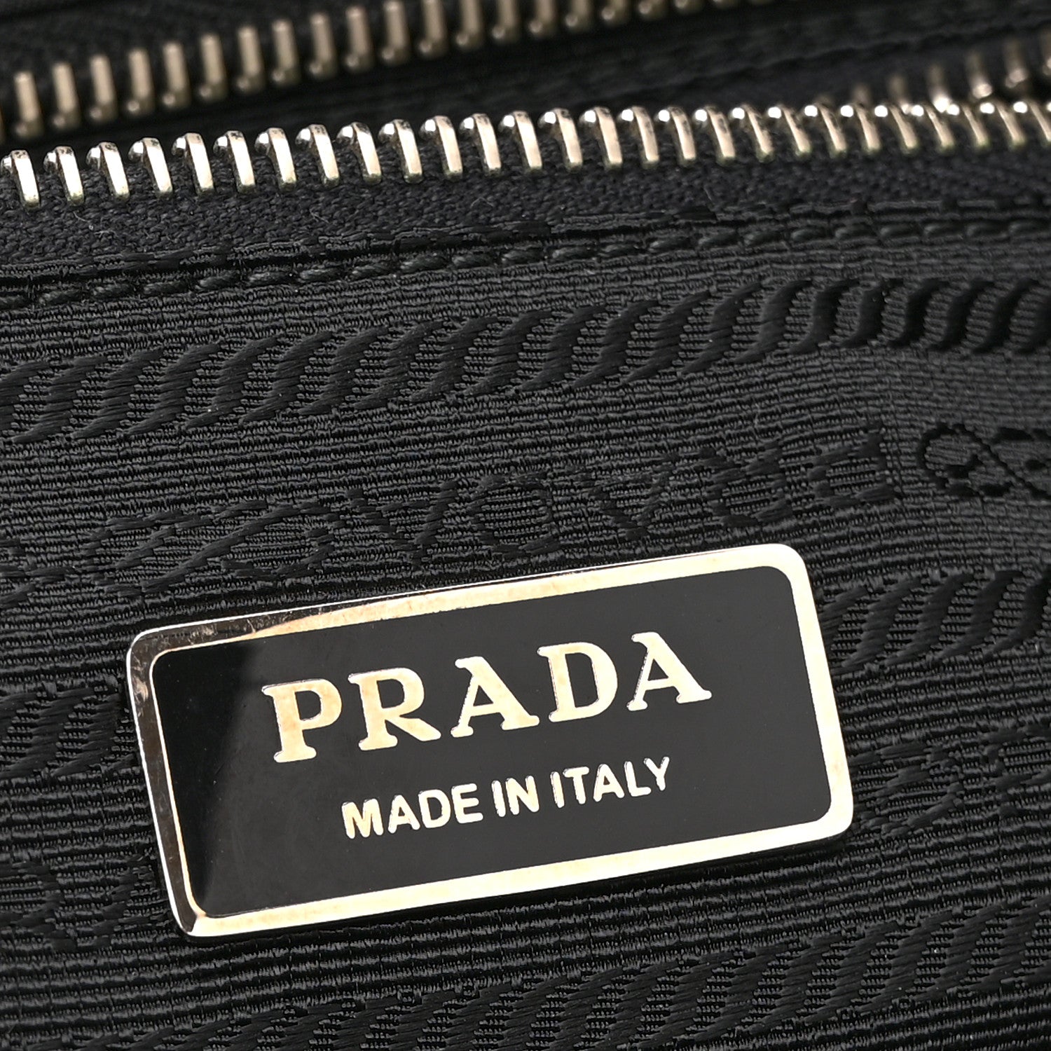 Prada Tessuto Nylon Saffiano Tote Black 6 of 10