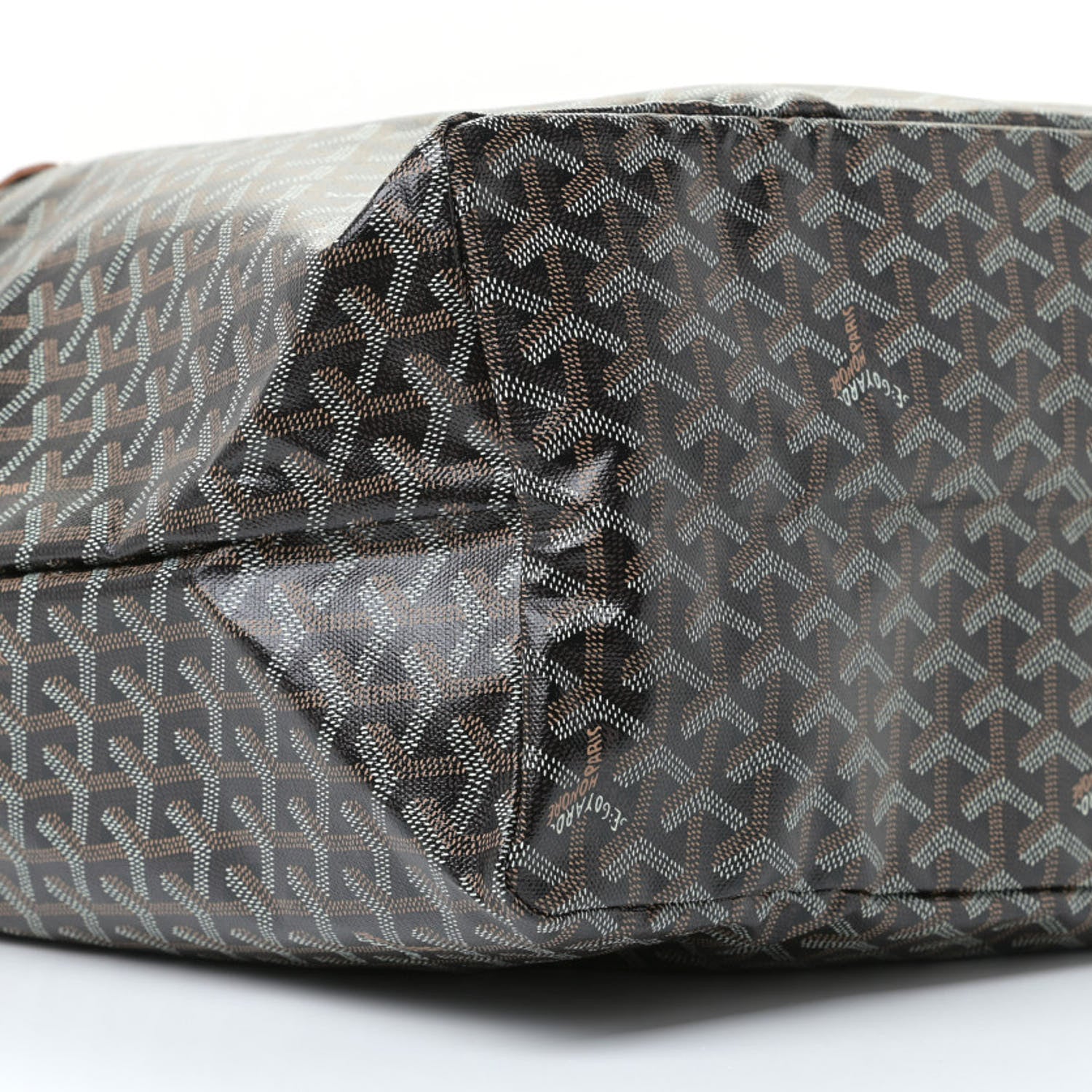 Goyard Goyardine Saint Louis GM Black Gold 6 of 7