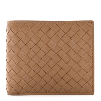 Bottega Veneta Nappa Intrecciato Bi-Fold Wallet Brown 1 of 9