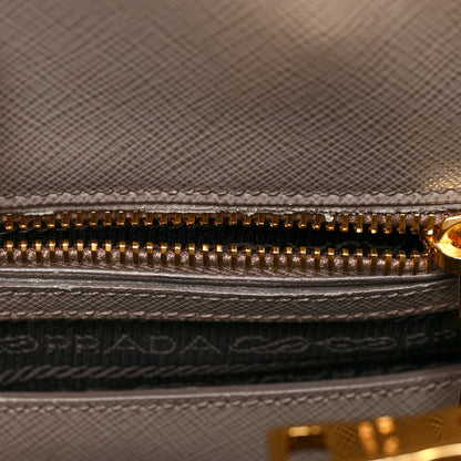 Prada Saffiano Lux Open Promenade Tote Argilla 14 of 19