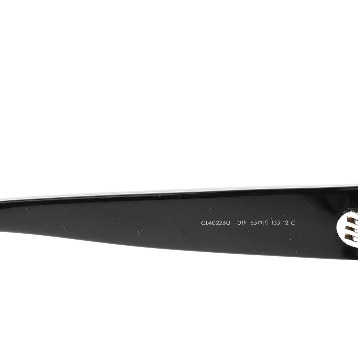 Acetate Triomphe 01 Square Sunglasses CL 40226U Black