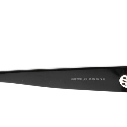 Celine Acetate Triomphe 01 Square Sunglasses CL 40226U Black 6 of 7