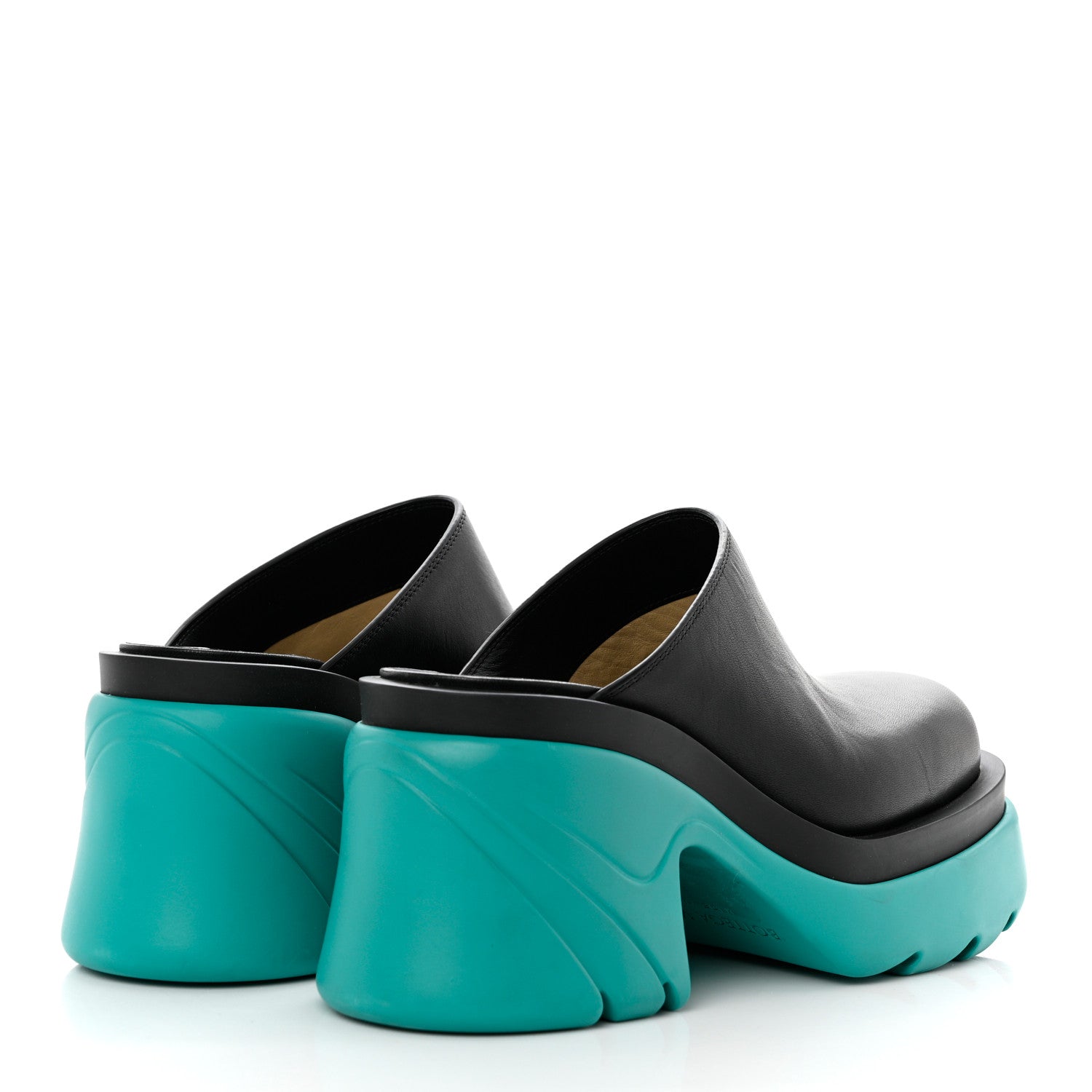Bottega Veneta Calfskin Flash Pump Clogs 37 Black Neptune 4 of 7