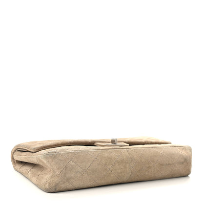 Chanel Suede Calfskin 2.55 Reissue 226 Flap Beige 4 of 14