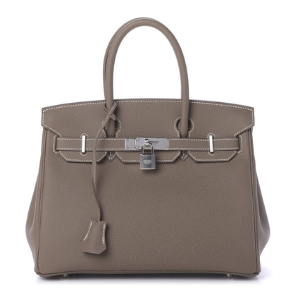 Hermes Togo Birkin 30 Etoupe 1 of 10