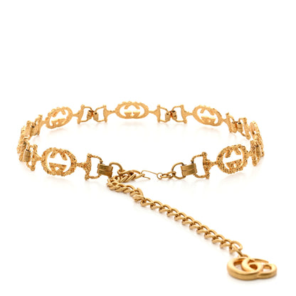 Gucci Horsebit Chain Belt Oro Antic Opaco 3 of 5