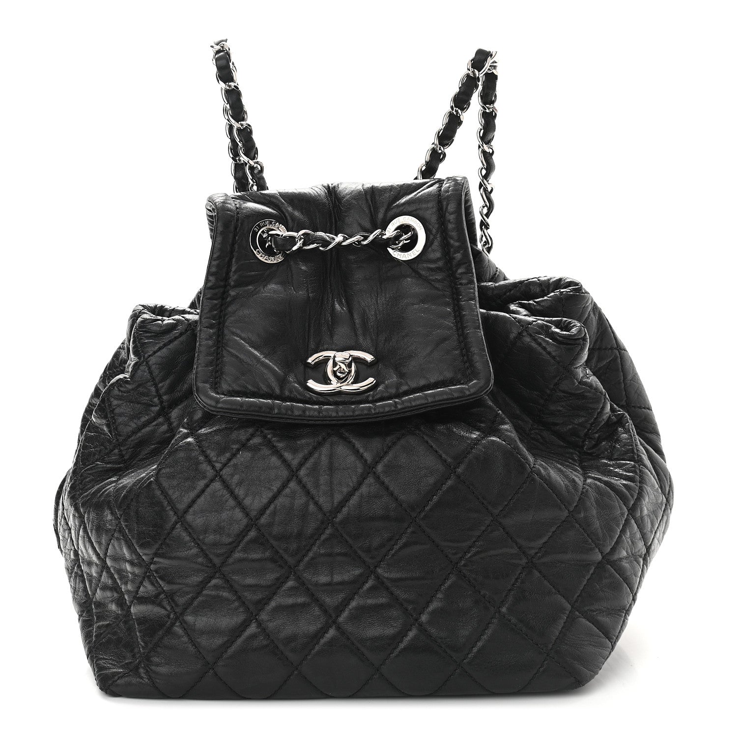Chanel Quilted Beijing Backpack Black 1 of 9