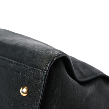 Saint Laurent Sheepskin Medium Cabas ChYc Black 9 of 22