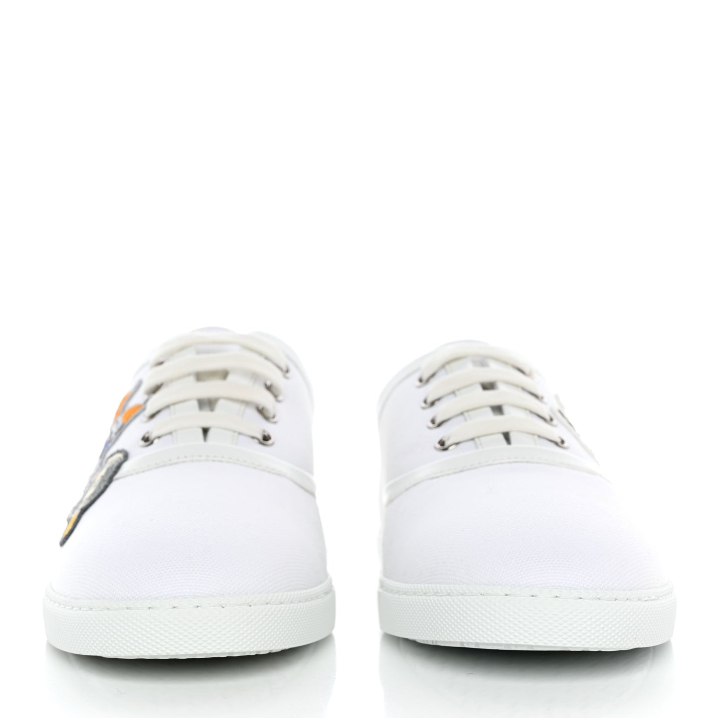 Canvas Embroidered Innocent Sneakers 39 White