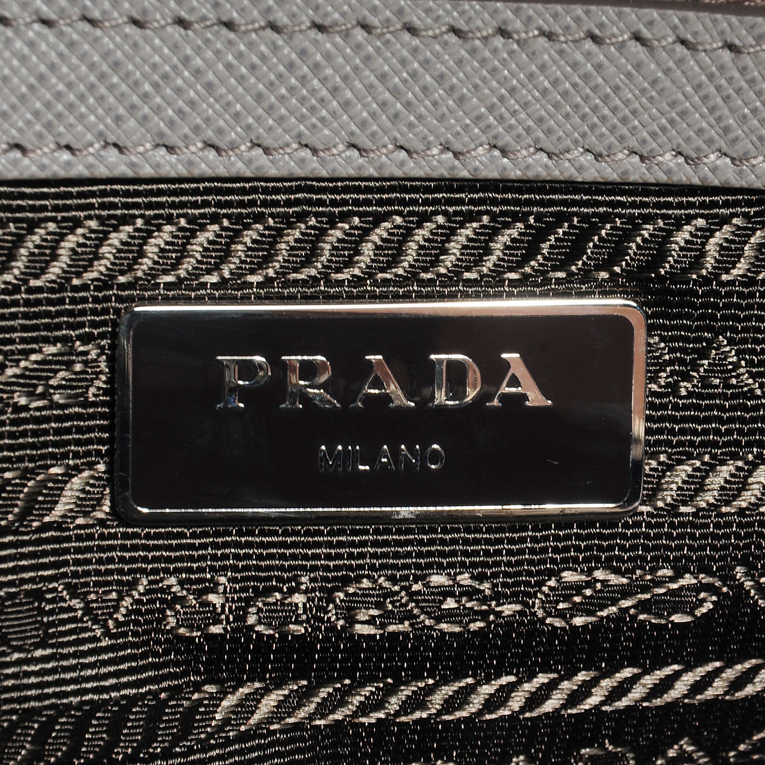 Prada Saffiano Travel Briefcase Argilla 9 of 11