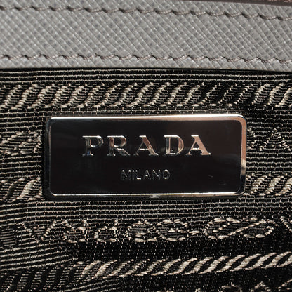 Prada Saffiano Travel Briefcase Argilla 9 of 11