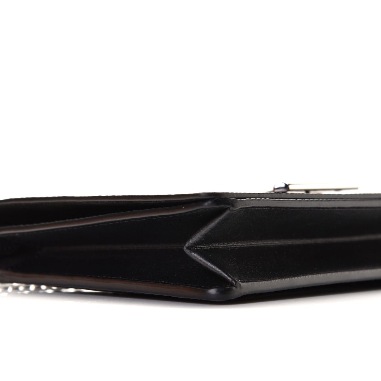 Epi Twist Belt Chain Wallet Black