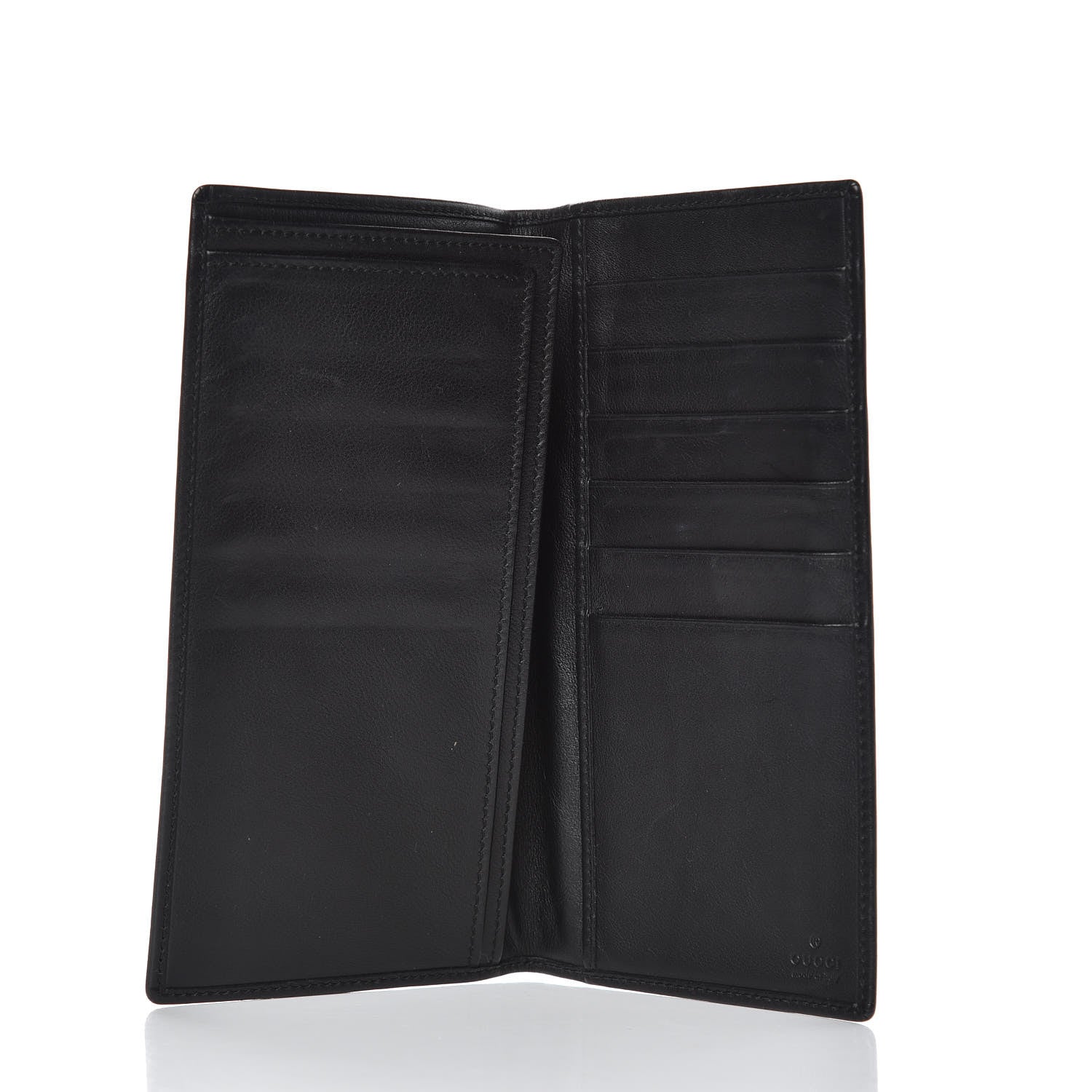 Gucci Calfskin G Long Wallet Black 5 of 11