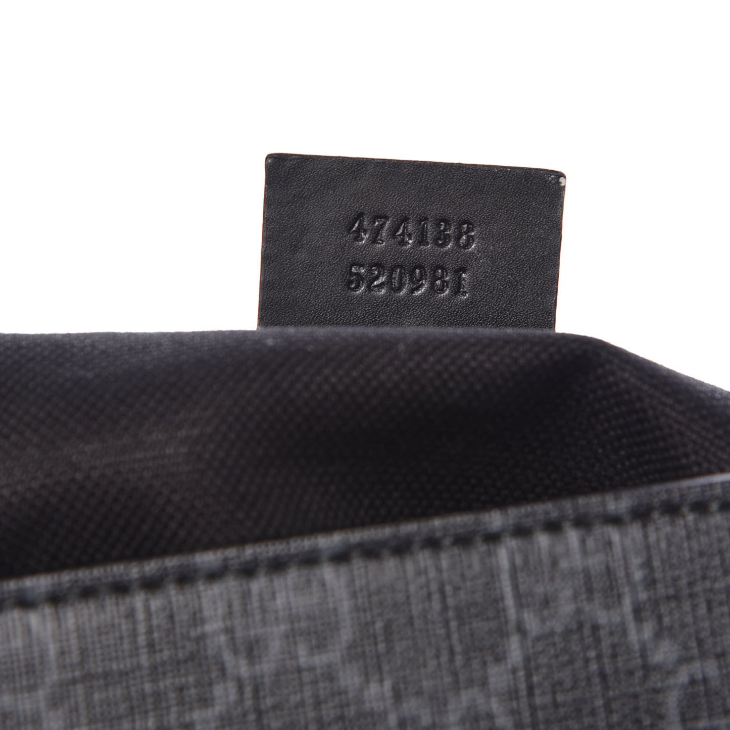 GG Supreme Monogram Web Flap Messenger Bag Black Grey