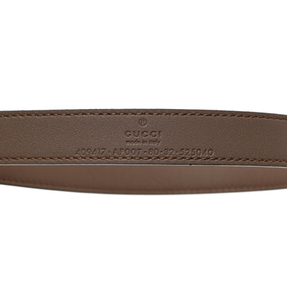 Gucci Calfskin Double G 20mm Belt 80 32 Porcelain Rose 5 of 5