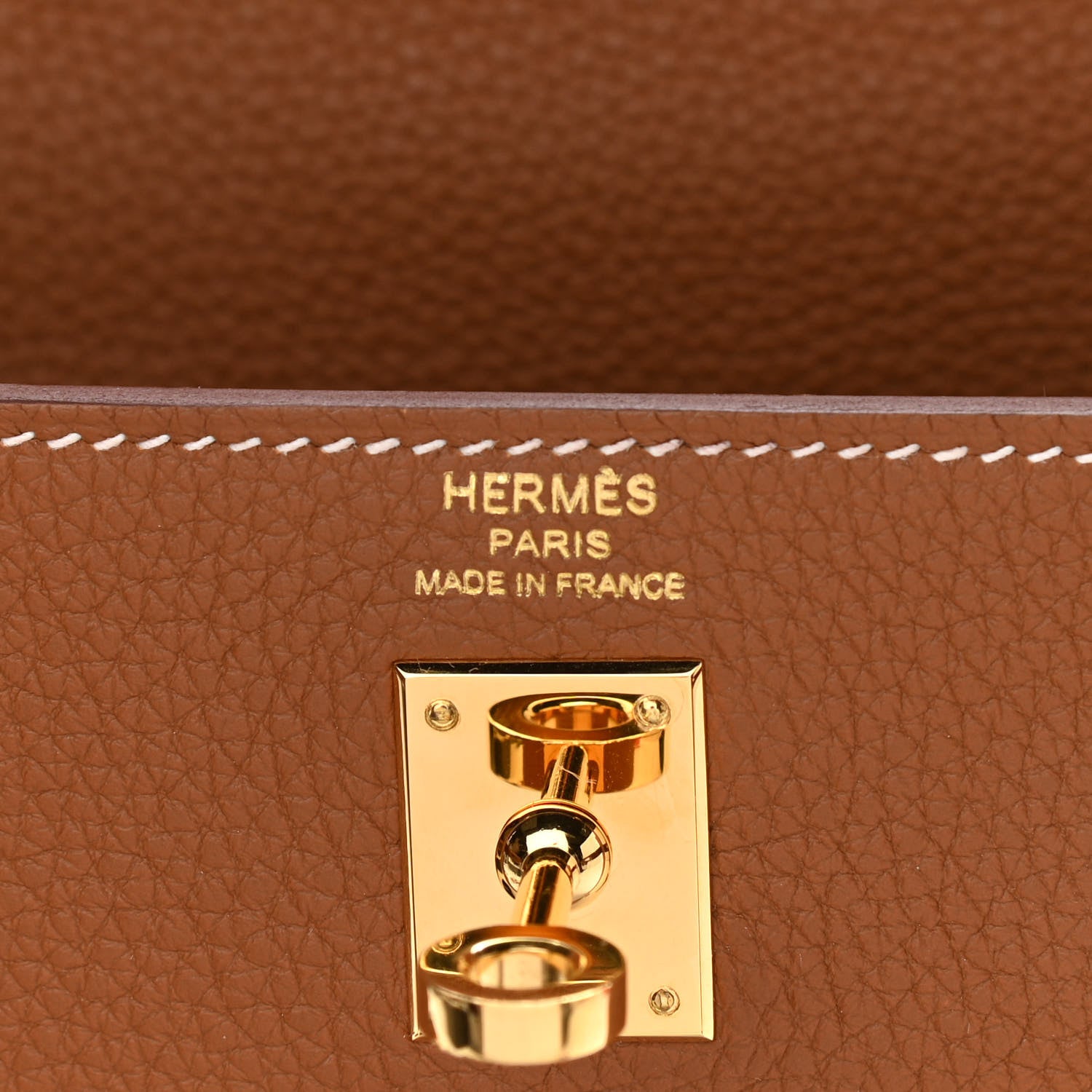 Hermes Togo Kelly Retourne 25 Gold 6 of 13