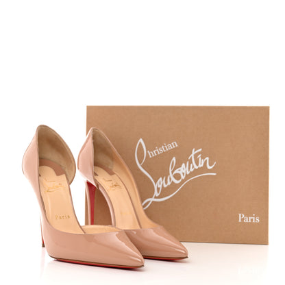 Christian Louboutin Patent Iriza 100 Pumps 40 Nude 10 of 10