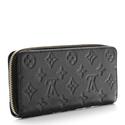 Louis Vuitton Empreinte Clemence Wallet Black 3 of 9