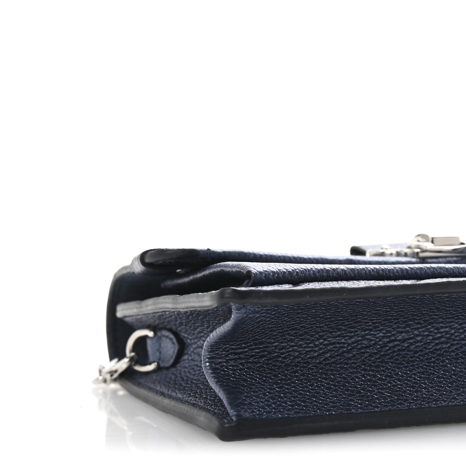 Louis Vuitton Metalli Empreinte Monogram Vavin Chain Wallet Navy Nacre 7 of 9
