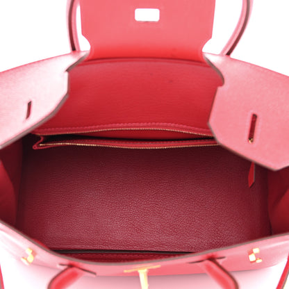 Hermes Epsom Birkin 30 Rouge Casaque 5 of 12