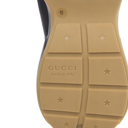 Gucci X MLB Calfskin LA Dodgers Mens Rhyton Sneakers 10 Black 7 of 9