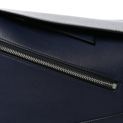 Loewe Calfskin Small Puzzle Edge Bumbag Navy Blue 8 of 10