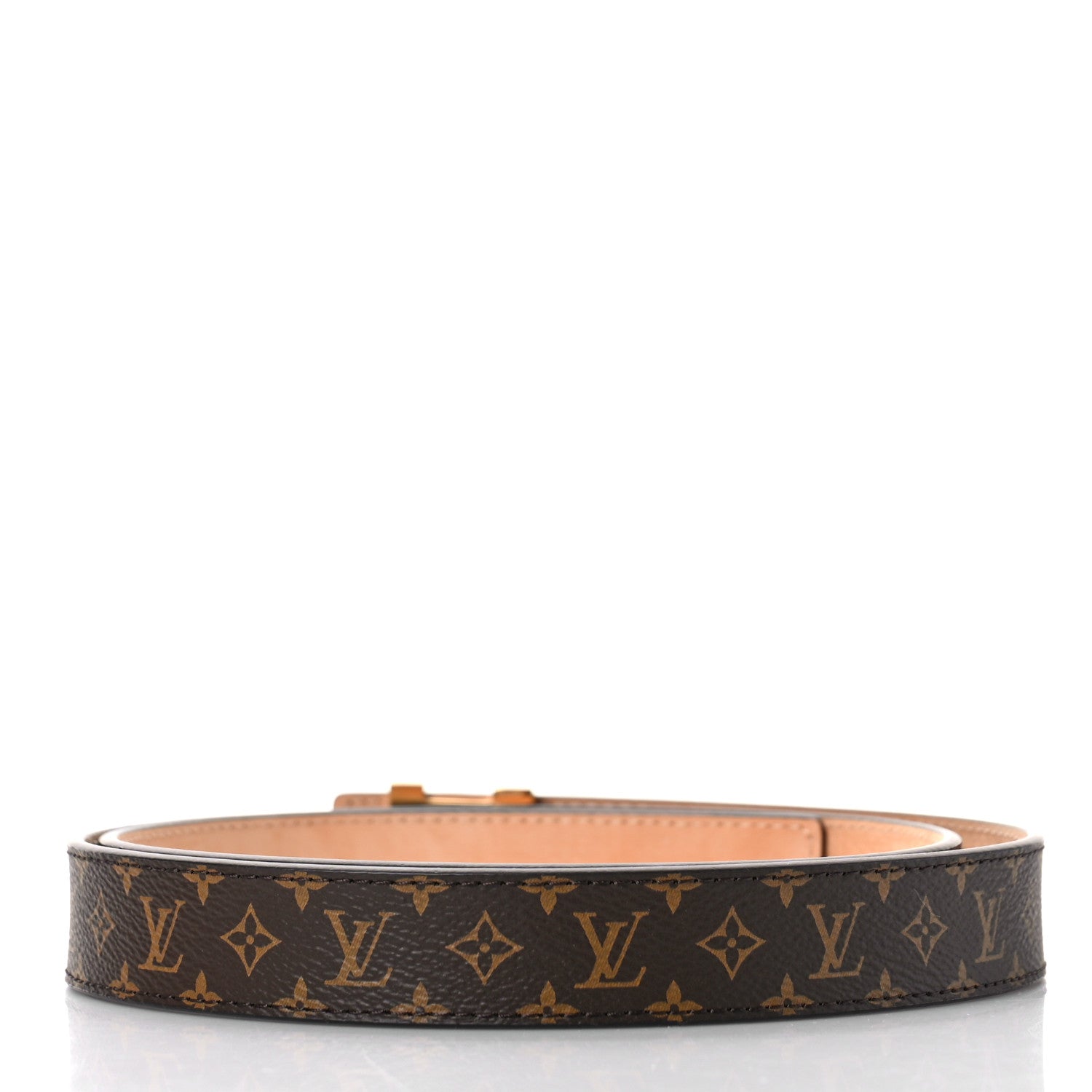 Louis Vuitton Mini Monogram 25mm LV Initiales Belt 95 38 2 of 6