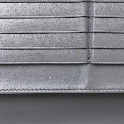 Celine Grained Calfskin Large Multifunction Strap Wallet Grey 9 of 14