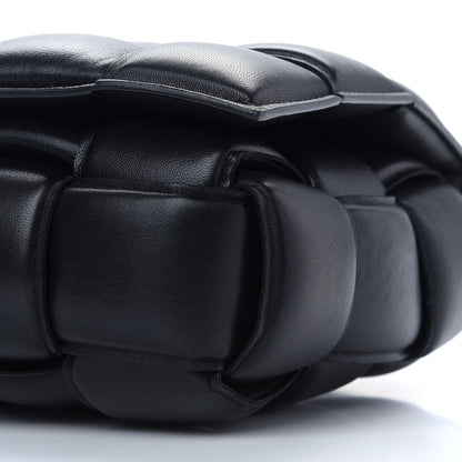 Bottega Veneta Nappa Maxi Intreccio Padded Cassette Crossbody Bag Black 8 of 10