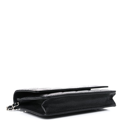 Chanel Caviar Quilted Wallet On Chain WOC Black 4 of 15