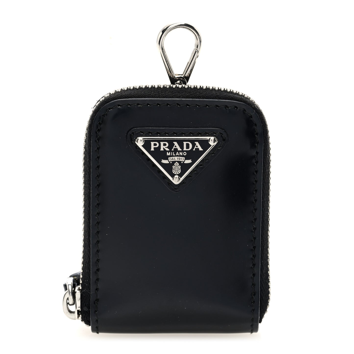 Spazzolato Coin Pouch Bag Charm Black