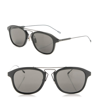 Christian Dior Black Tie Sunglasses Black 1 of 5