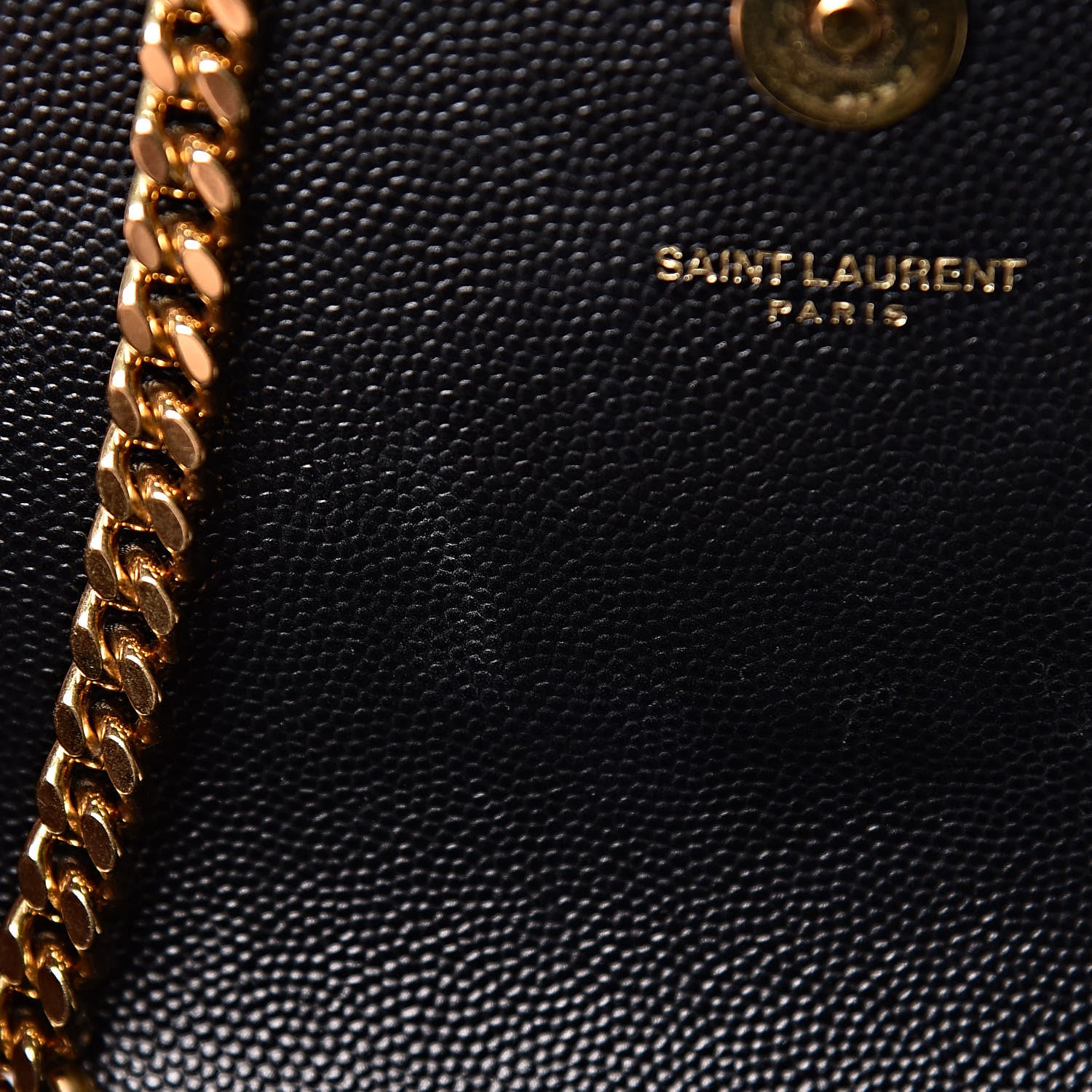 Saint Laurent Grain De Poudre Small Monogram Kate Satchel Black 9 of 11