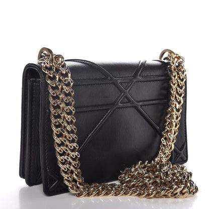 Christian Dior Lambskin Mini Diorama Flap Bag Black 4 of 8