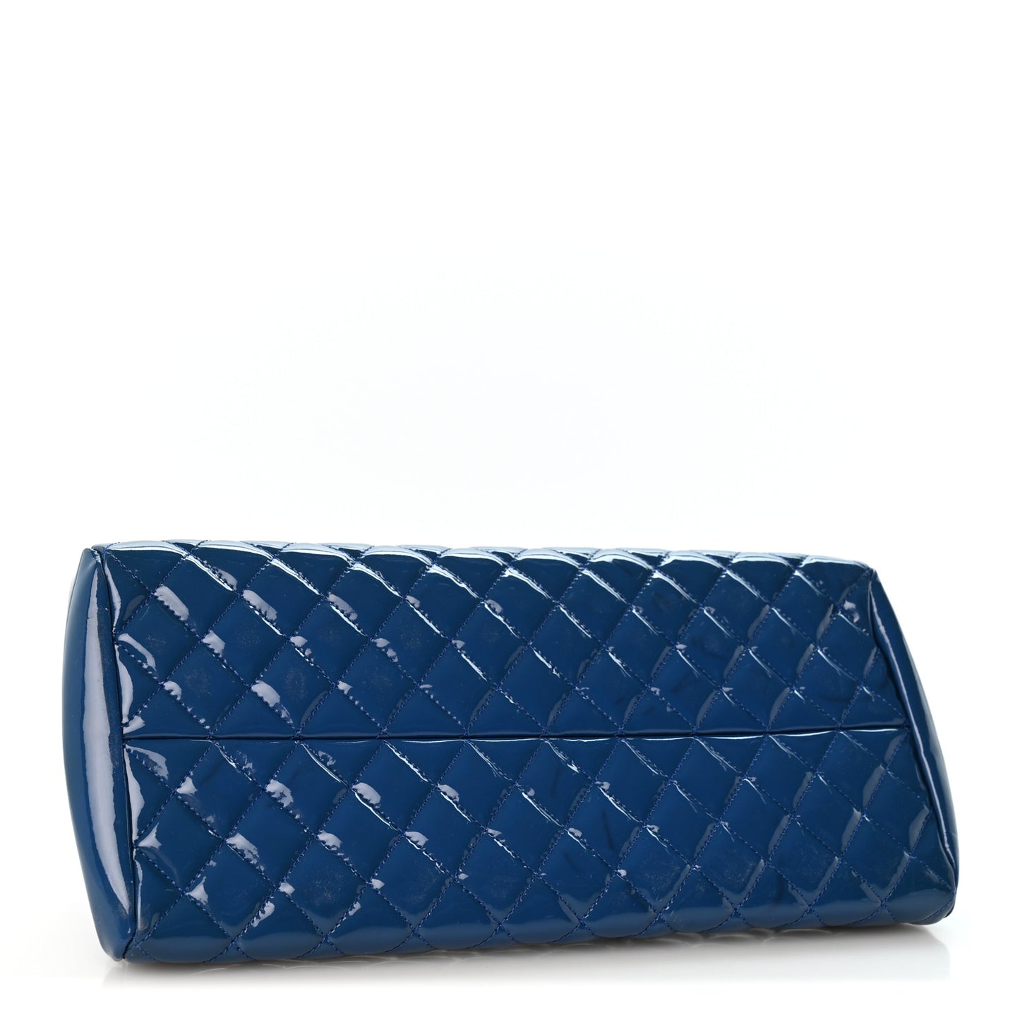 Patent Quilted Medium Just Mademoiselle Blue