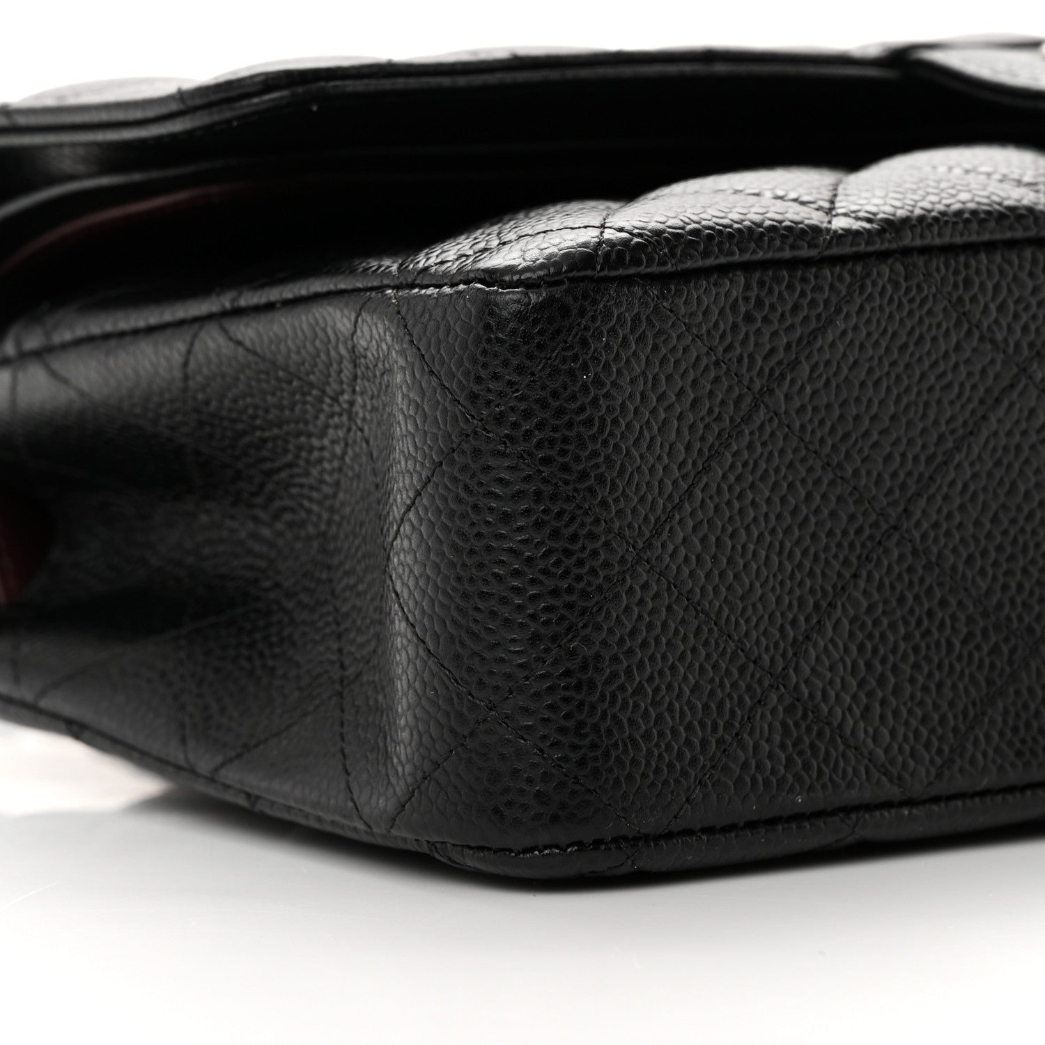 Chanel Caviar Quilted Medium Double Flap Black 9 of 14