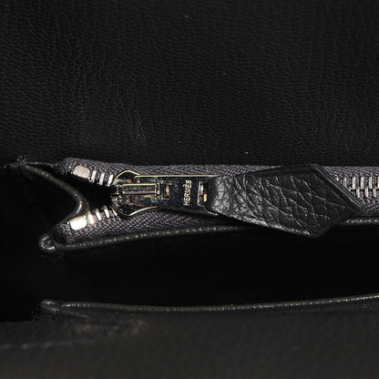 Hermes Taurillon Clemence Jypsiere 34 Black 13 of 19