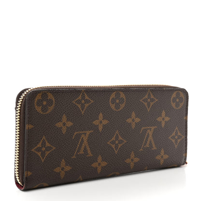 Louis Vuitton Monogram Clemence Wallet Fuchsia 3 of 7