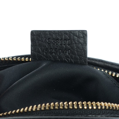 Gucci Pebbled Calfskin Soho Cosmetic Case Black 7 of 7