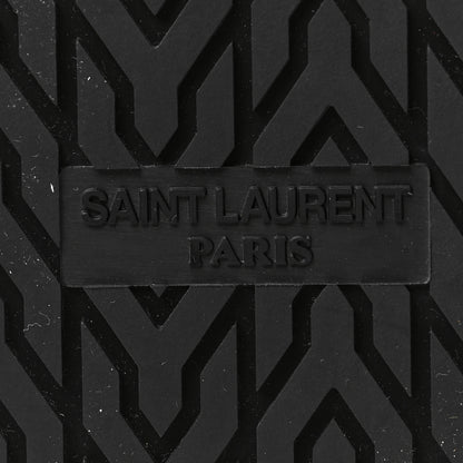 Saint Laurent Suede Jimmy 2Bridle Cross Slides 37 Brown 6 of 9