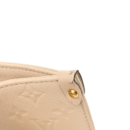 Louis Vuitton Empreinte Monogram Giant Onthego MM Creme 11 of 13