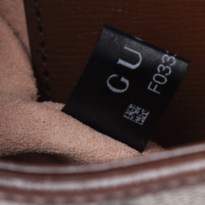 Gucci GG Supreme Monogram Azalea Calfskin Web Mini Jackie 1961 Hobo Beige Ebony Brown Sugar 7 of 11